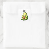 Overdenkende Avocado Sticker (Tas)