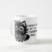 Overdenkende Cat Koffiemok (Voorkant links)