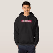 Overdenkende Citaat Hoodie (Voorkant volledig)