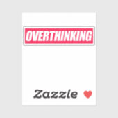 Overdenkende Citaat Sticker (Vel)