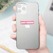 Overdenkende Citaat Sticker (Telefoon)