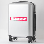 Overdenkende Citaat Sticker (Koffer)