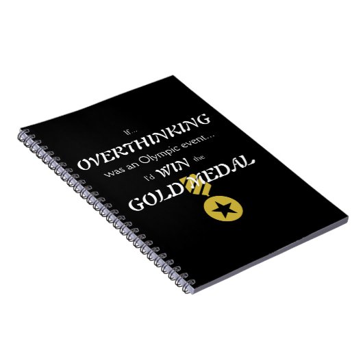 Overdenkende goudmedaille notitieboek (Rechterzijde)