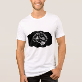 Overdenkende Hersenen Cartoon Mentale Gezondheid K Tri-Blend Shirt