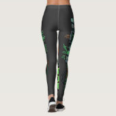 Overdenkende Processor Overbelasting Grappige Tech Leggings (Achterkant)