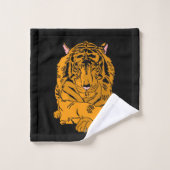 Overdenkende tijger bad handdoek (Wasdoekje)