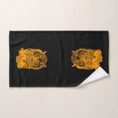 Overdenkende tijger bad handdoek (Handdoek)