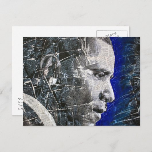 Overdenkende verandering briefkaart (Voorkant / Achterkant)