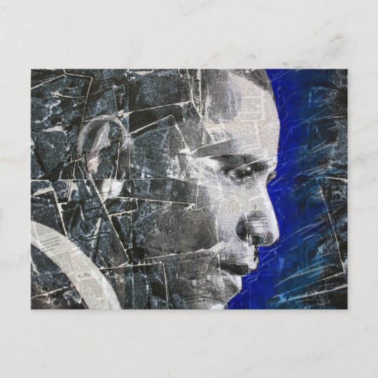 Overdenkende verandering briefkaart (Voorkant)