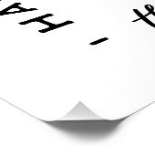 Overdenker overdenkt grappige citaten esthetisch perfect poster (Hoek)