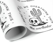 Overdenker overdenkt grappige citaten western cadeaupapier (Rol Hoek)