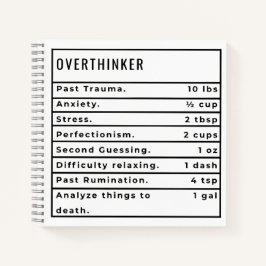 Overdenker recept notitieboek