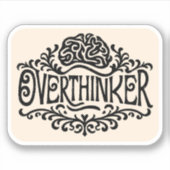 Overdenker Sticker (Voorkant)