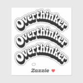 Overdenker Sticker (Vel)
