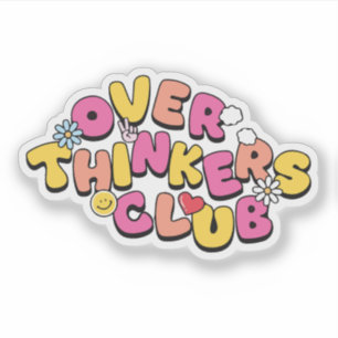 Overdenkers club sticker