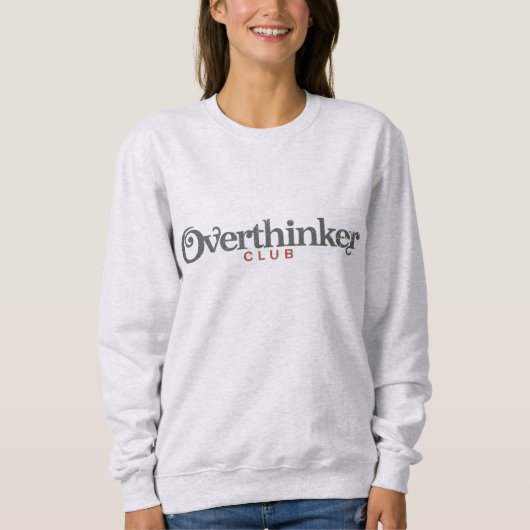 Overdenkersclub – Vintage Minimalistisch Trui (Voorkant)