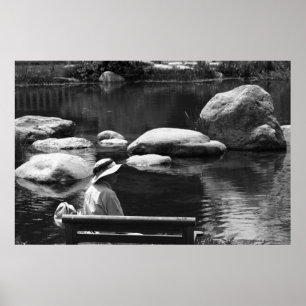 Overdenking, Big Springs-tuinen Poster