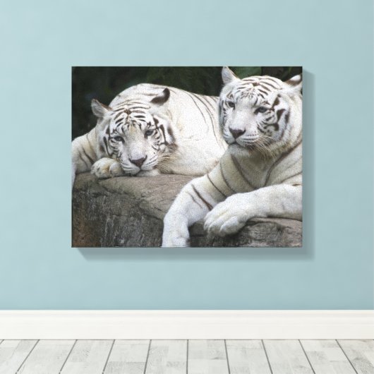 Overdenking Canvas Afdruk (Insitu (Houten vloer))