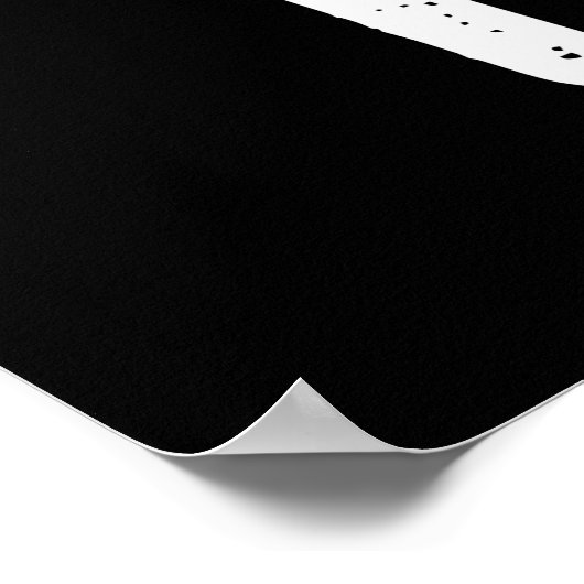 Overdenking is mijn hart poster (Hoek)