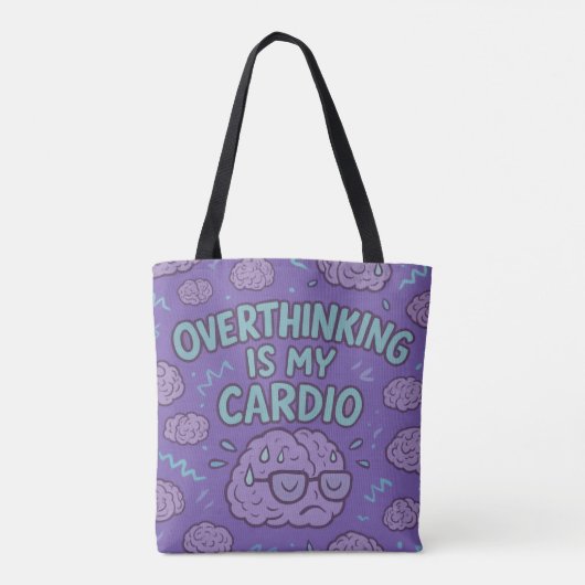 Overdenking is mijn hart tote bag (Achterkant)