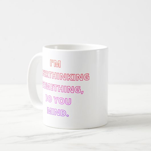 Overdenking Koffiemok (Voorkant links)