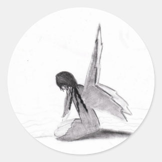 Overdenking Ronde Sticker