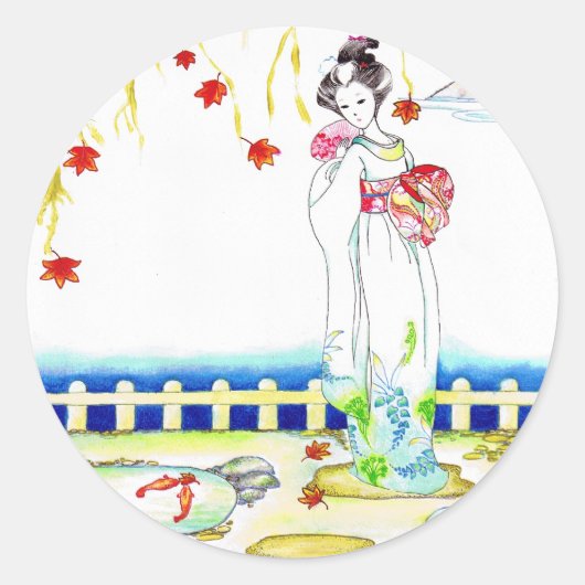 Overdenking Ronde Sticker (Voorkant)