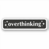 Overdenking Sticker (Voorkant)