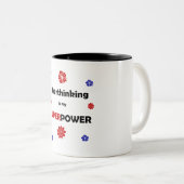 Overdenking Tweekleurige Koffiemok (Voorkant rechts)
