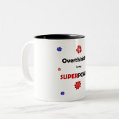 Overdenking Tweekleurige Koffiemok (Voorkant links)