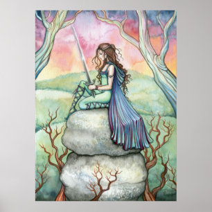 Overdenking van het Poster van Guinivere door Moll