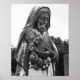 "Overdenking" ~ Victoriaans Memorial Photo Art Poster