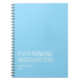 Overdenkingshoofdkwartier – Grappige Overdenker No Notitieboek