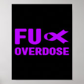 Overdose - Addiction Awareness Poster (Voorkant)