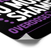 Overdose Awareness No More Stigma No More Shame Ad Poster (Hoek)
