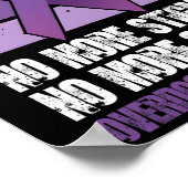 Overdose Awareness No More Stigma No More Shame  Poster (Hoek)