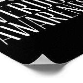 Overdose Awareness Purple  Poster (Hoek)