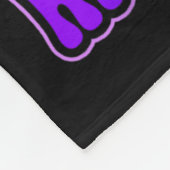 Overdose Awareness Purple Ribbon Drug Addiction 31 Fleece Deken (Hoek)