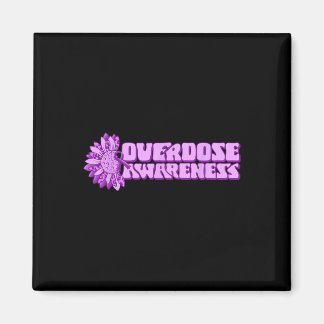 Overdose Awareness Purple Ribbon Drug Addiction 32 Magneet