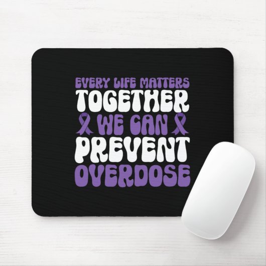 Overdose Awareness – We Can Prevent Overdose  Muismat (Met muis)