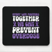 Overdose Awareness – We Can Prevent Overdose  Muismat (Voorkant)
