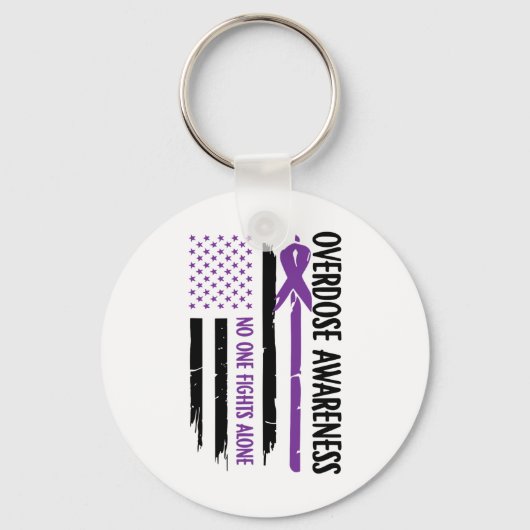 Overdose Bewustzijnsdag 3 Sleutelhanger (Voorkant)