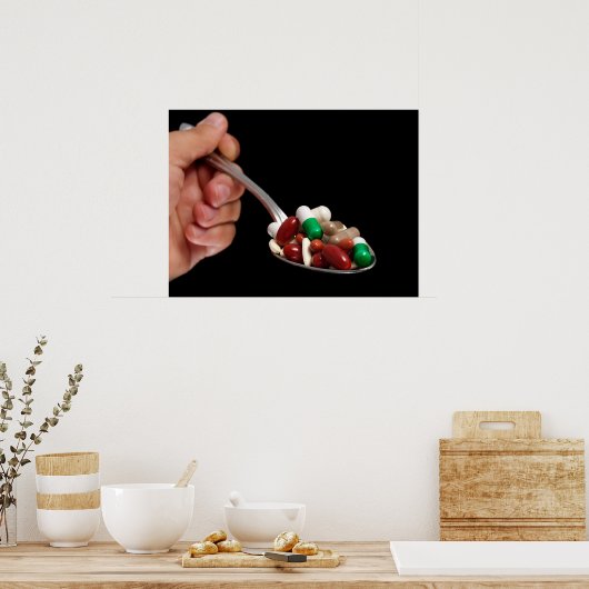 Overdoseerlepel Poster (Keuken)