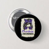 Overdosering Bewustmaking Dag 2022 Aankomst van Pa Ronde Button 5,7 Cm (Voorkant /achterkant)