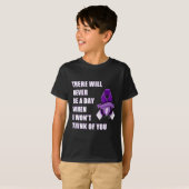 Overdosering Bewustmaking Dag Augustus 31 Paars Li T-shirt (Voorkant volledig)