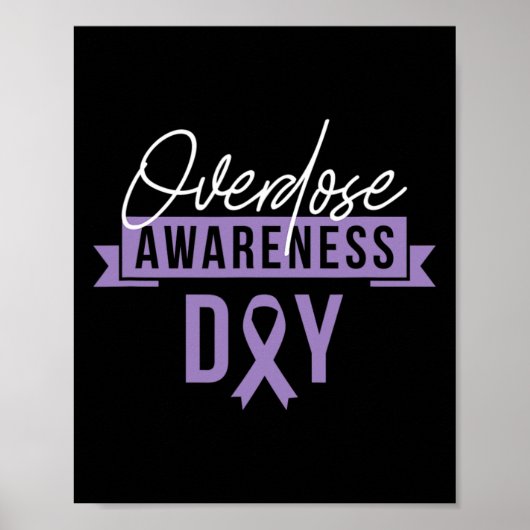 Overdosering Bewustmaking Dag Cadeau Herstellen So Poster (Voorkant)