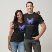 Overdosering Bewustmaking Paars butterfly-geneesmi T-shirt (Unisex)