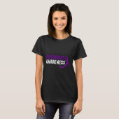 Overdosering Bewustmaking Paars Ribbon-geneesmidde T-shirt (Voorkant volledig)