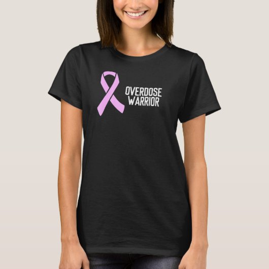 Overdosering Bewustmakingsmiddelen Paars Lintjesbe T-shirt (Voorkant)