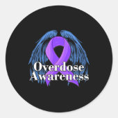 Overdosering Ronde Sticker (Voorkant)